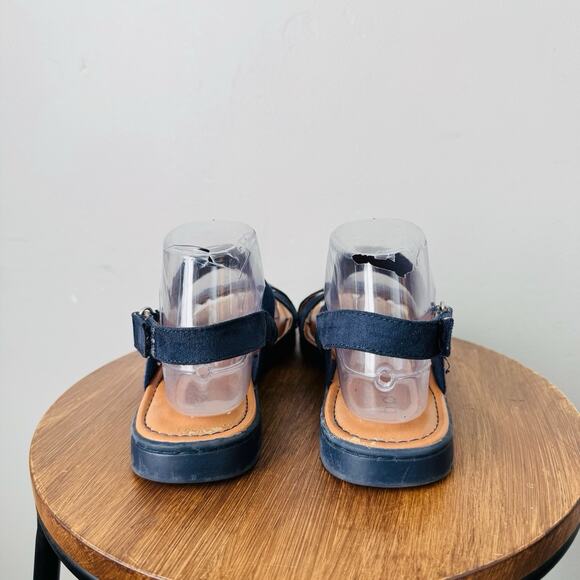 BOC Black Fabric Strappy Slingback Sandals Women’s Size 8 - Picture 5 of 10